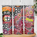 Saints AFL Celebrating 50 Years of Naidoc Skinny Tumbler NAIDOC Week 2025 Aboriginal