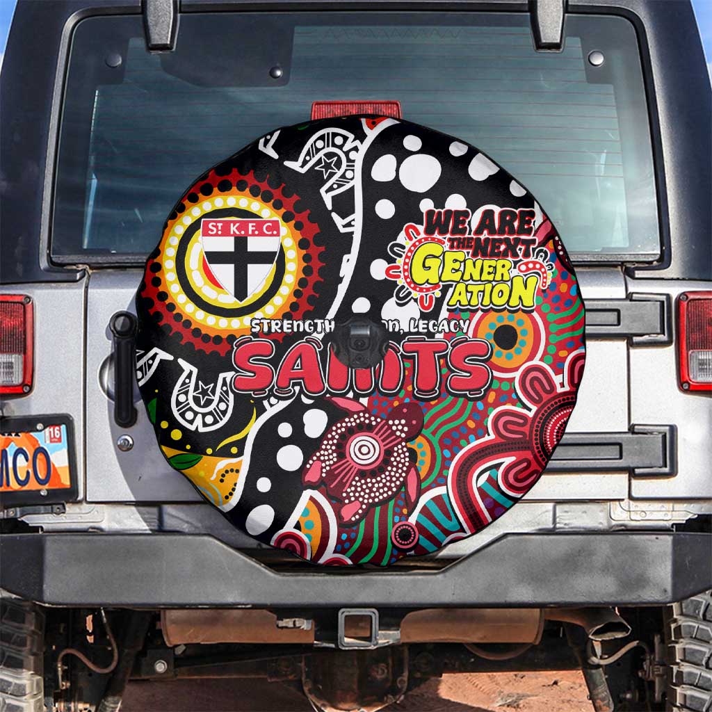 Saints AFL Celebrating 50 Years of Naidoc Spare Tire Cover NAIDOC Week 2025 Aboriginal