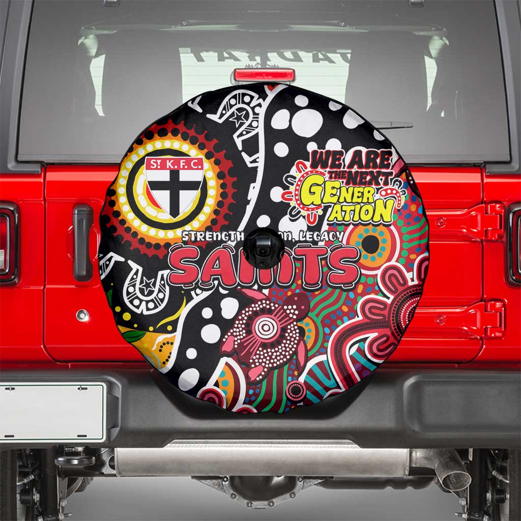 Saints AFL Celebrating 50 Years of Naidoc Spare Tire Cover NAIDOC Week 2025 Aboriginal