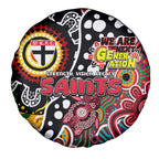 Saints AFL Celebrating 50 Years of Naidoc Spare Tire Cover NAIDOC Week 2025 Aboriginal