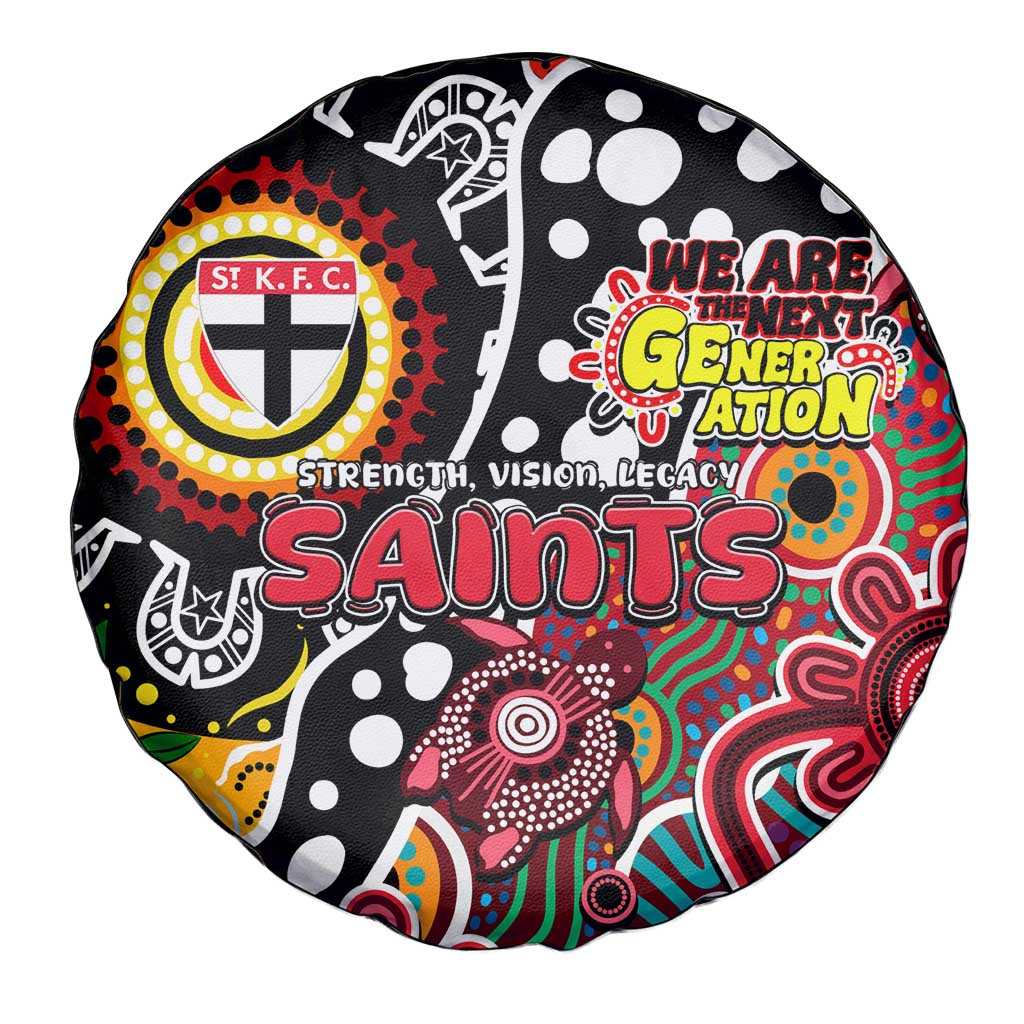 Saints AFL Celebrating 50 Years of Naidoc Spare Tire Cover NAIDOC Week 2025 Aboriginal