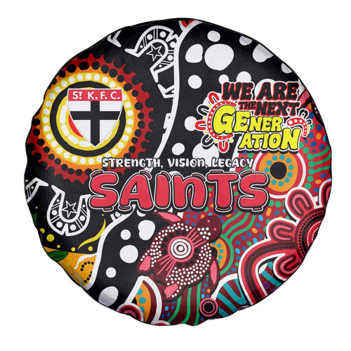 Saints AFL Celebrating 50 Years of Naidoc Spare Tire Cover NAIDOC Week 2025 Aboriginal