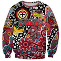 Personalised Saints AFL Celebrating 50 Years of Naidoc Sweatshirt NAIDOC Week 2025 Aboriginal