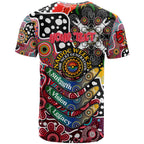 Personalised Saints AFL Celebrating 50 Years of Naidoc T Shirt NAIDOC Week 2025 Aboriginal