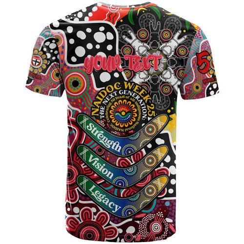 Personalised Saints AFL Celebrating 50 Years of Naidoc T Shirt NAIDOC Week 2025 Aboriginal