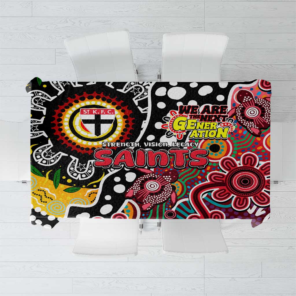 Saints AFL Celebrating 50 Years of Naidoc Tablecloth NAIDOC Week 2025 Aboriginal