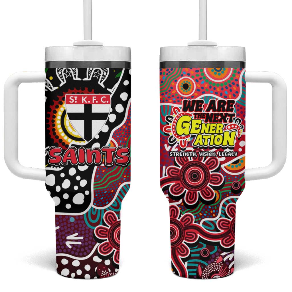 Saints AFL Celebrating 50 Years of Naidoc Tumbler With Handle NAIDOC Week 2025 Aboriginal