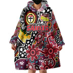 Personalised Saints AFL Celebrating 50 Years of Naidoc Wearable Blanket Hoodie NAIDOC Week 2025 Aboriginal