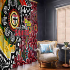Saints AFL Celebrating 50 Years of Naidoc Window Curtain NAIDOC Week 2025 Aboriginal