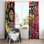 Saints AFL Celebrating 50 Years of Naidoc Window Curtain NAIDOC Week 2025 Aboriginal