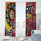 Saints AFL Celebrating 50 Years of Naidoc Window Curtain NAIDOC Week 2025 Aboriginal