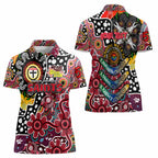 Personalised Saints AFL Celebrating 50 Years of Naidoc Women Polo Shirt NAIDOC Week 2025 Aboriginal