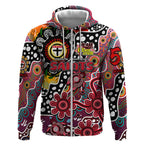 Personalised Saints AFL Celebrating 50 Years of Naidoc Zip Hoodie NAIDOC Week 2025 Aboriginal
