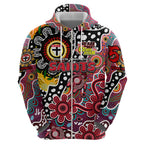 Personalised Saints AFL Celebrating 50 Years of Naidoc Zip Hoodie NAIDOC Week 2025 Aboriginal