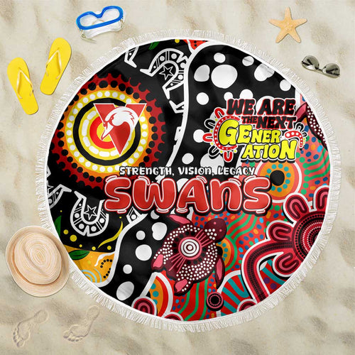 Swans AFL Celebrating 50 Years of Naidoc Beach Blanket NAIDOC Week 2025 Aboriginal