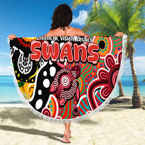 Swans AFL Celebrating 50 Years of Naidoc Beach Blanket NAIDOC Week 2025 Aboriginal