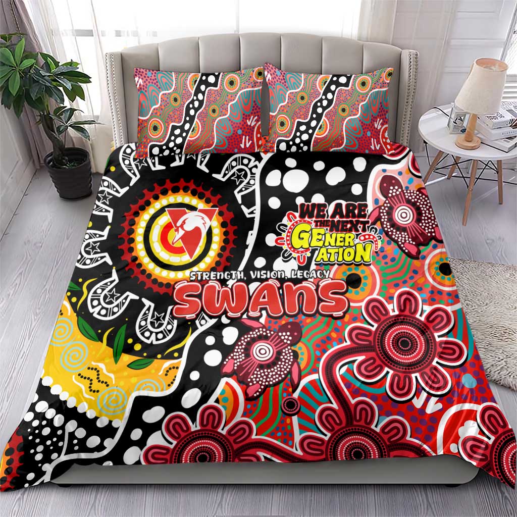 Swans AFL Celebrating 50 Years of Naidoc Bedding Set NAIDOC Week 2025 Aboriginal