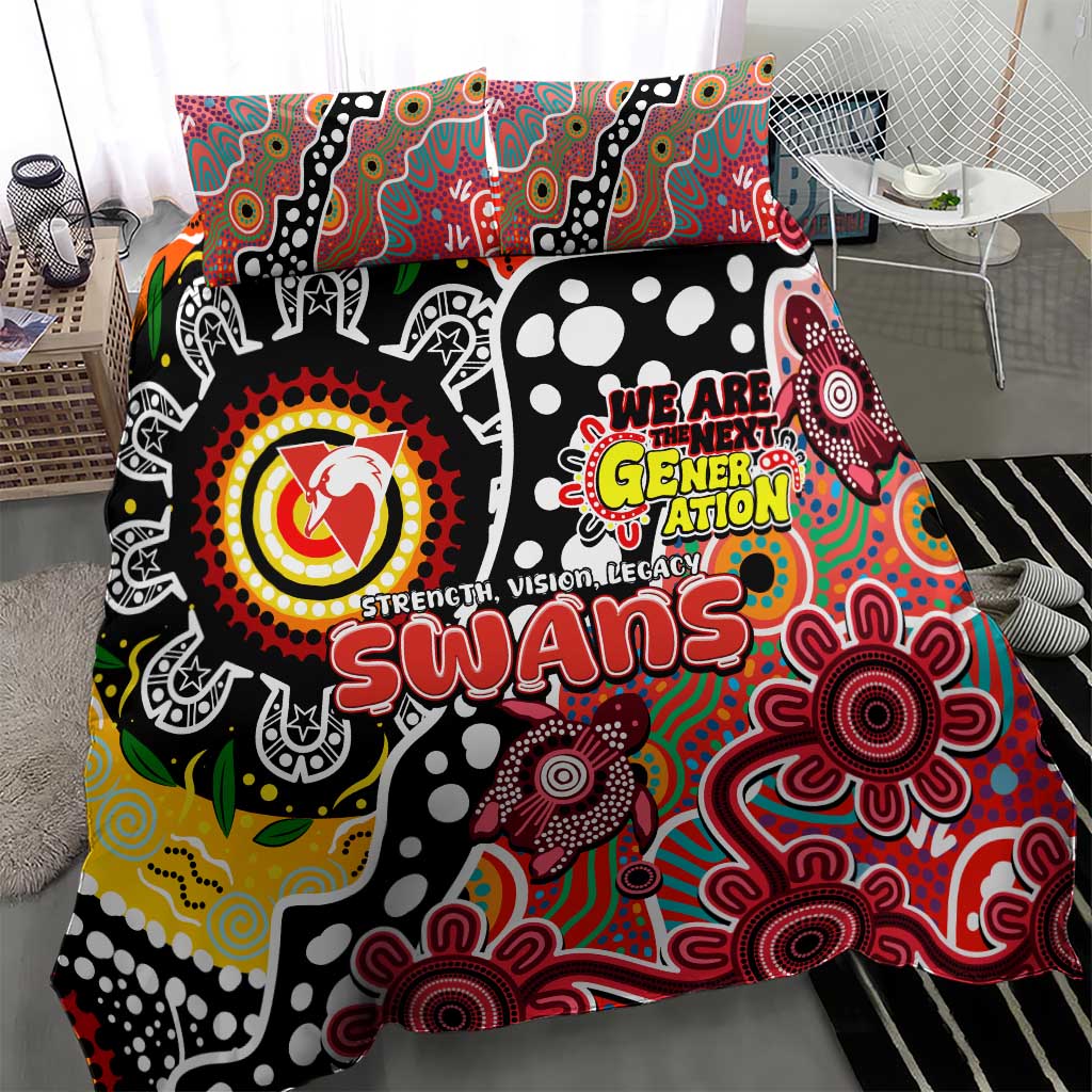 Swans AFL Celebrating 50 Years of Naidoc Bedding Set NAIDOC Week 2025 Aboriginal