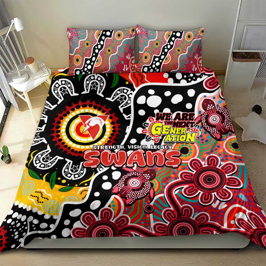 Swans AFL Celebrating 50 Years of Naidoc Bedding Set NAIDOC Week 2025 Aboriginal