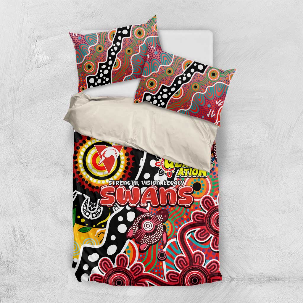 Swans AFL Celebrating 50 Years of Naidoc Bedding Set NAIDOC Week 2025 Aboriginal