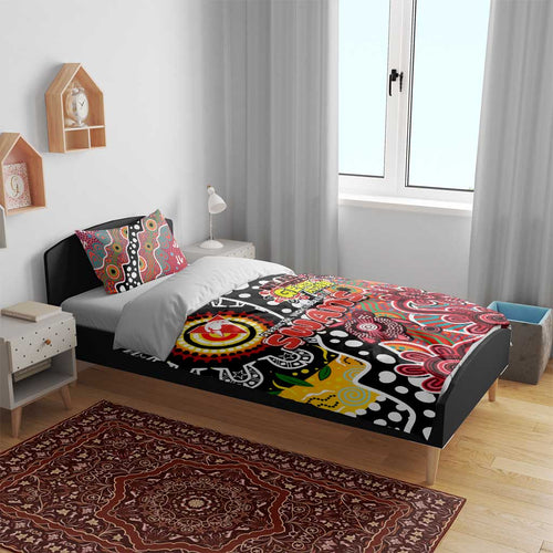 Swans AFL Celebrating 50 Years of Naidoc Bedding Set NAIDOC Week 2025 Aboriginal