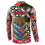 Personalised Swans AFL Celebrating 50 Years of Naidoc Button Sweatshirt NAIDOC Week 2025 Aboriginal