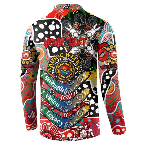Personalised Swans AFL Celebrating 50 Years of Naidoc Button Sweatshirt NAIDOC Week 2025 Aboriginal
