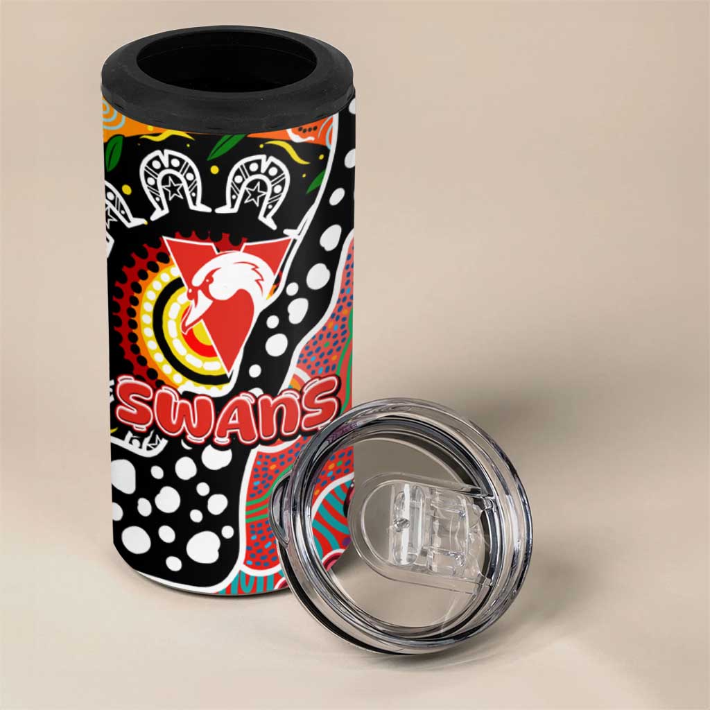 Swans AFL Celebrating 50 Years of Naidoc 4 in 1 Can Cooler Tumbler NAIDOC Week 2025 Aboriginal