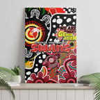 Swans AFL Celebrating 50 Years of Naidoc Canvas Wall Art NAIDOC Week 2025 Aboriginal