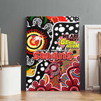 Swans AFL Celebrating 50 Years of Naidoc Canvas Wall Art NAIDOC Week 2025 Aboriginal