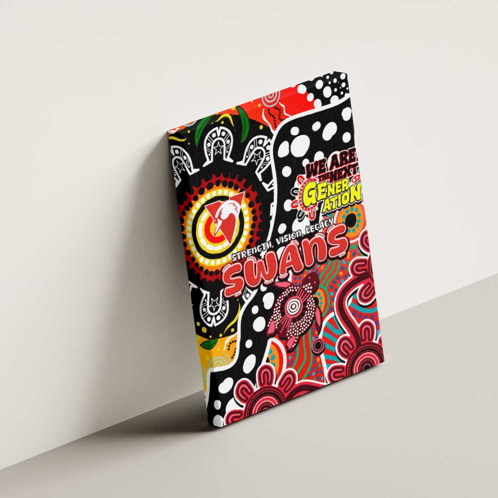 Swans AFL Celebrating 50 Years of Naidoc Canvas Wall Art NAIDOC Week 2025 Aboriginal