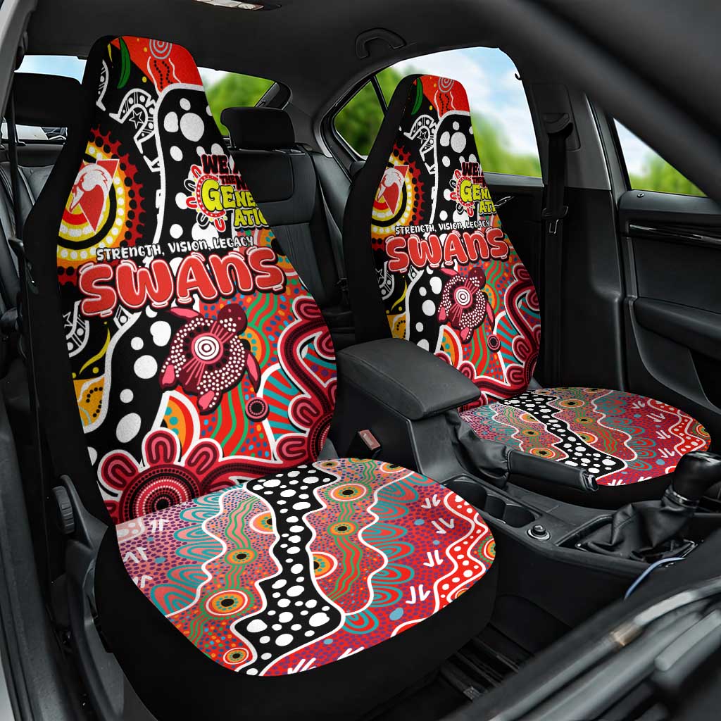 Swans AFL Celebrating 50 Years of Naidoc Car Seat Cover NAIDOC Week 2025 Aboriginal