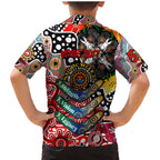 Personalised Swans AFL Celebrating 50 Years of Naidoc Family Matching Mermaid Dress and Hawaiian Shirt NAIDOC Week 2025 Aboriginal