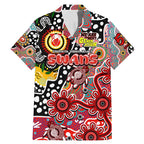 Personalised Swans AFL Celebrating 50 Years of Naidoc Family Matching Mermaid Dress and Hawaiian Shirt NAIDOC Week 2025 Aboriginal