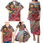 Personalised Swans AFL Celebrating 50 Years of Naidoc Family Matching Puletasi and Hawaiian Shirt NAIDOC Week 2025 Aboriginal