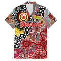 Personalised Swans AFL Celebrating 50 Years of Naidoc Family Matching Summer Maxi Dress and Hawaiian Shirt NAIDOC Week 2025 Aboriginal