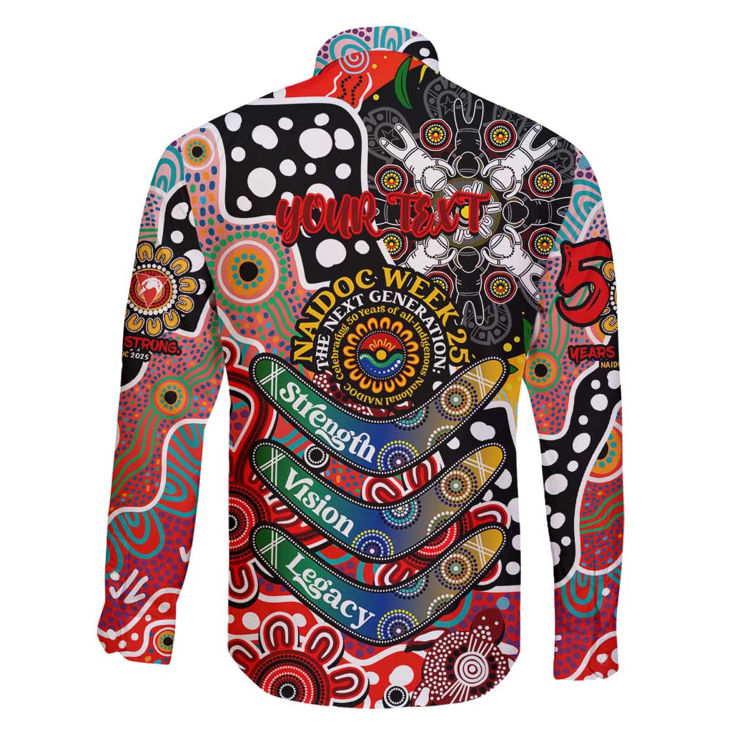Personalised Swans AFL Celebrating 50 Years of Naidoc Family Matching Tank Maxi Dress and Hawaiian Shirt NAIDOC Week 2025 Aboriginal