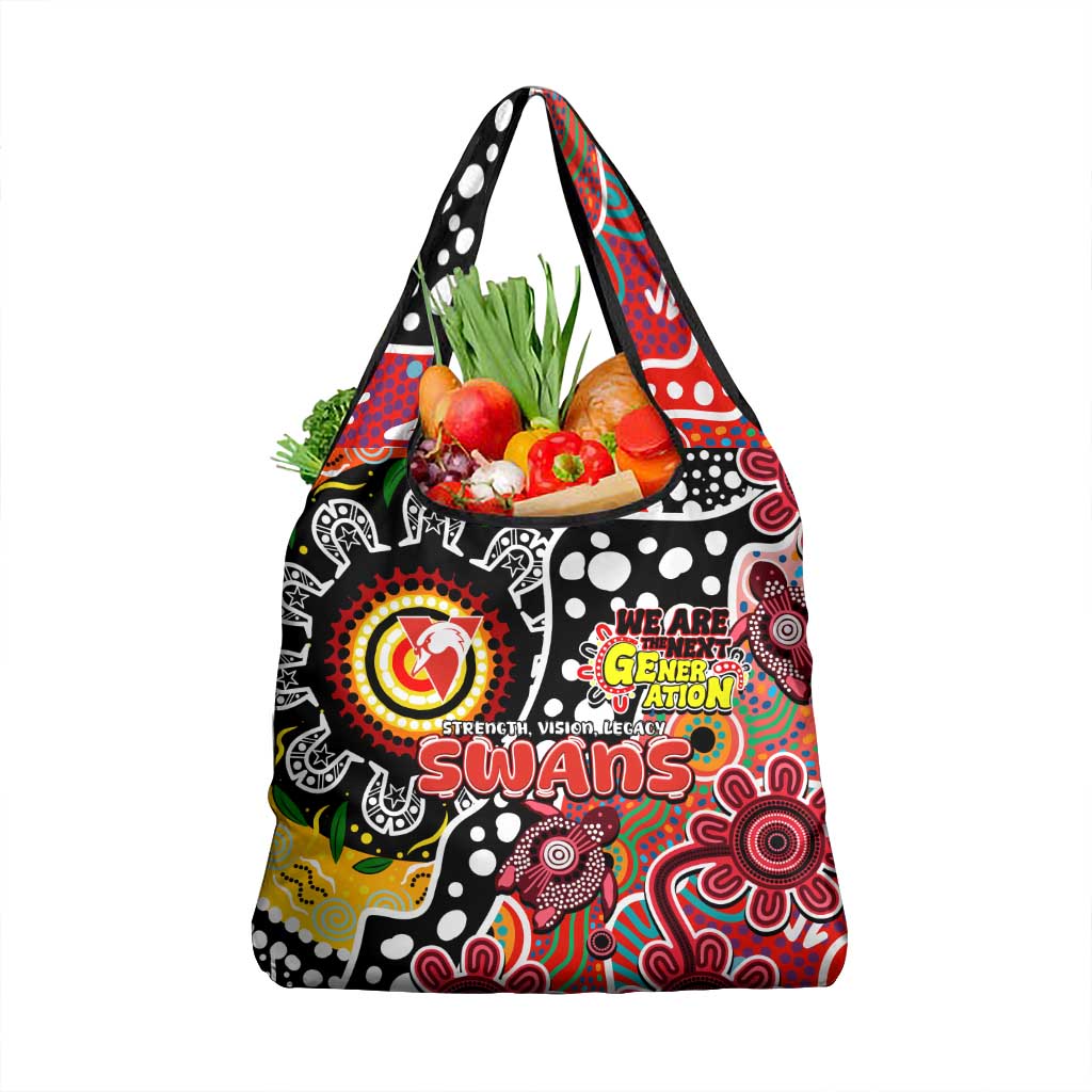 Swans AFL Celebrating 50 Years of Naidoc Grocery Bag NAIDOC Week 2025 Aboriginal