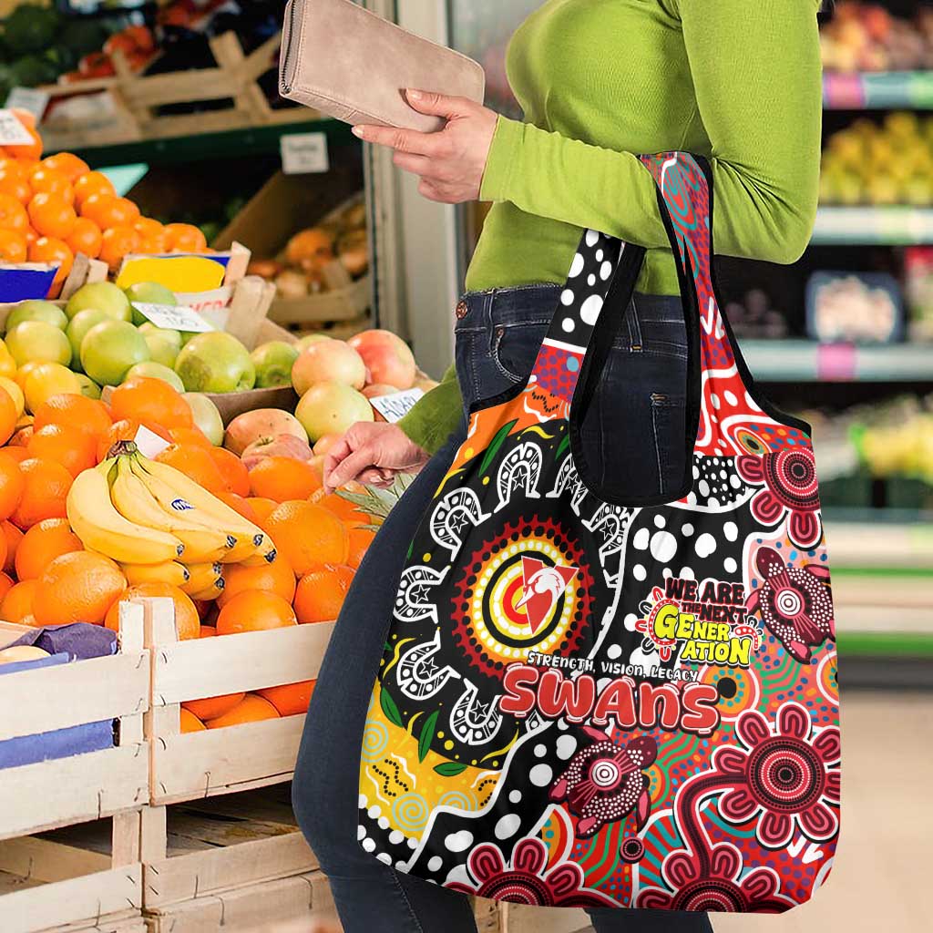 Swans AFL Celebrating 50 Years of Naidoc Grocery Bag NAIDOC Week 2025 Aboriginal