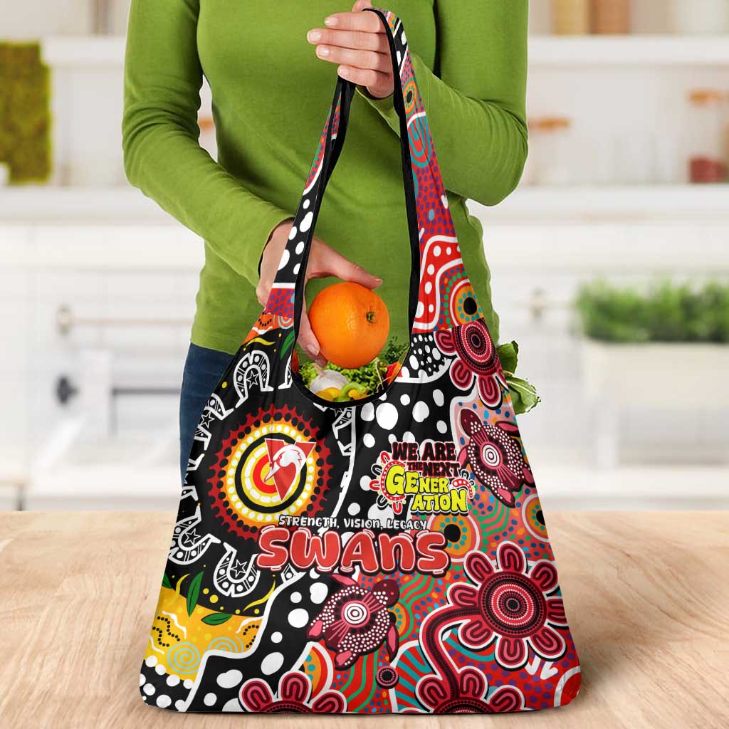 Swans AFL Celebrating 50 Years of Naidoc Grocery Bag NAIDOC Week 2025 Aboriginal