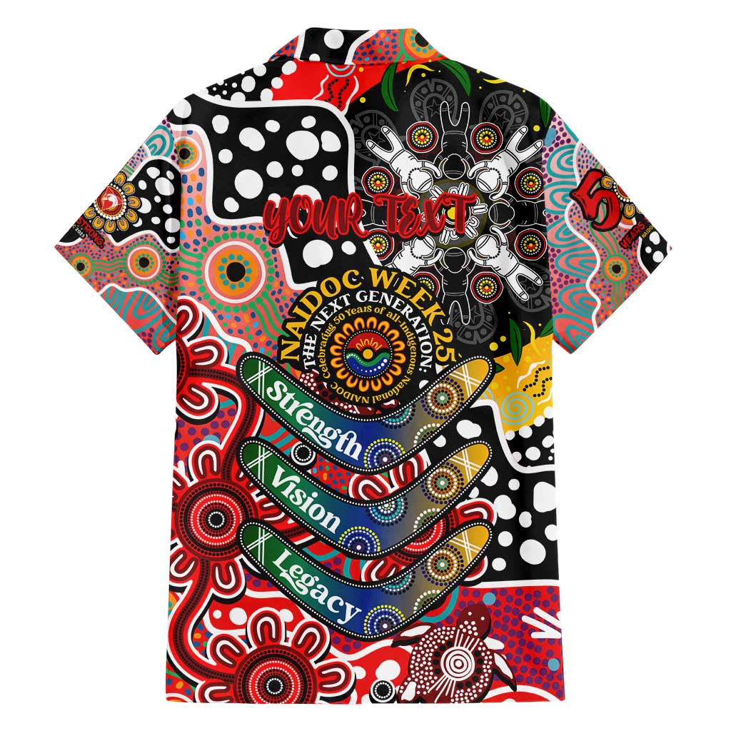 Personalised Swans AFL Celebrating 50 Years of Naidoc Hawaiian Shirt NAIDOC Week 2025 Aboriginal