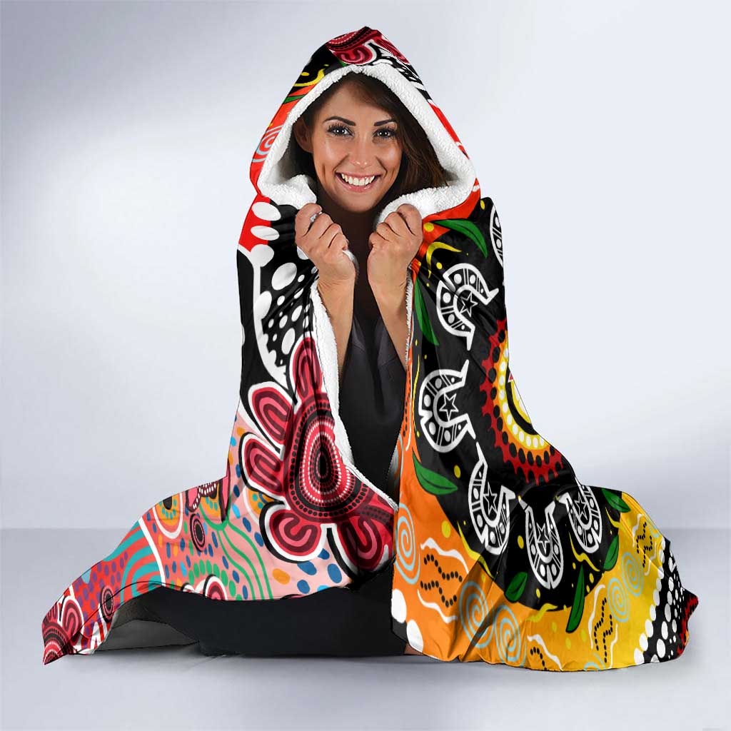 Swans AFL Celebrating 50 Years of Naidoc Hooded Blanket NAIDOC Week 2025 Aboriginal