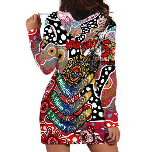 Personalised Swans AFL Celebrating 50 Years of Naidoc Hoodie Dress NAIDOC Week 2025 Aboriginal