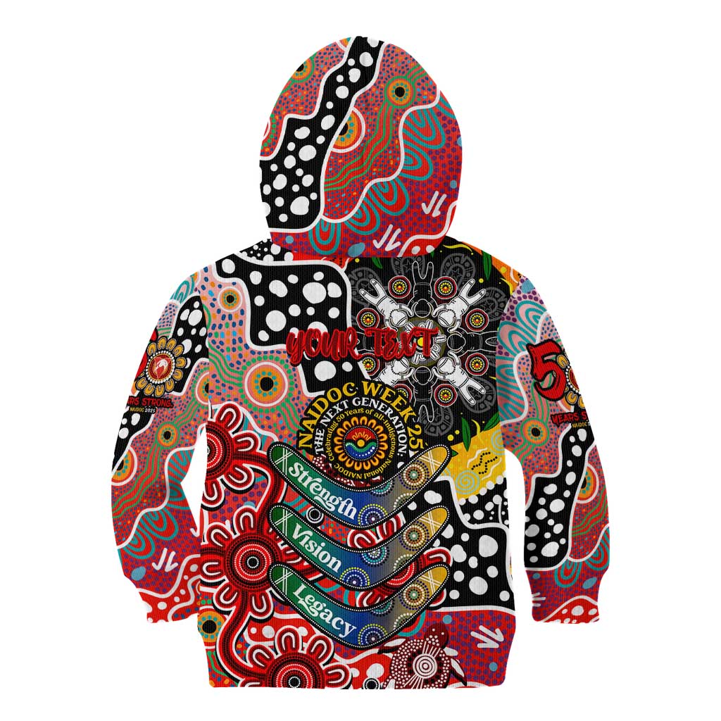 Personalised Swans AFL Celebrating 50 Years of Naidoc Kid Hoodie NAIDOC Week 2025 Aboriginal