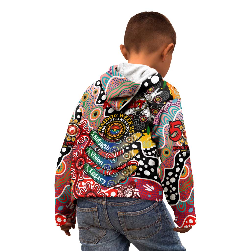 Personalised Swans AFL Celebrating 50 Years of Naidoc Kid Hoodie NAIDOC Week 2025 Aboriginal