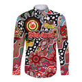Personalised Swans AFL Celebrating 50 Years of Naidoc Long Sleeve Button Shirt NAIDOC Week 2025 Aboriginal