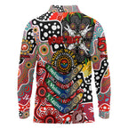 Personalised Swans AFL Celebrating 50 Years of Naidoc Long Sleeve Polo Shirt NAIDOC Week 2025 Aboriginal