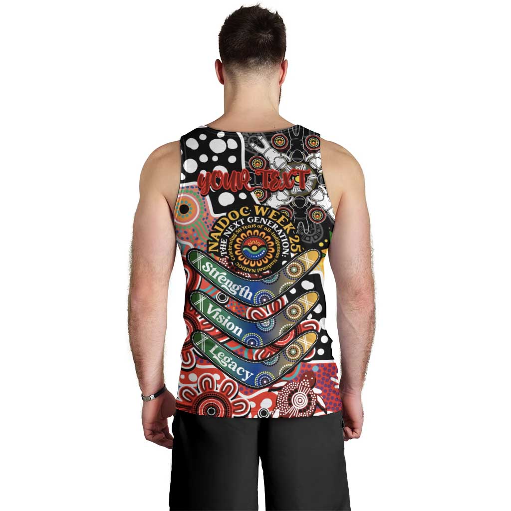 Personalised Swans AFL Celebrating 50 Years of Naidoc Men Tank Top NAIDOC Week 2025 Aboriginal