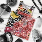 Personalised Swans AFL Celebrating 50 Years of Naidoc Men Tank Top NAIDOC Week 2025 Aboriginal