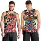Personalised Swans AFL Celebrating 50 Years of Naidoc Men Tank Top NAIDOC Week 2025 Aboriginal